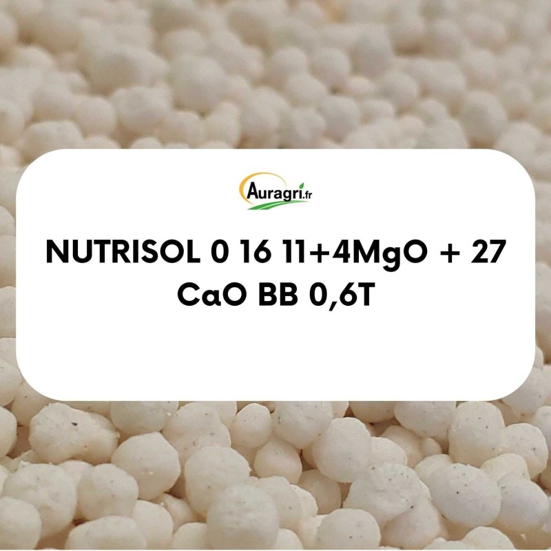 NUTRISOL 0 16 11+4MgO + 27 CaO BB 0,6T