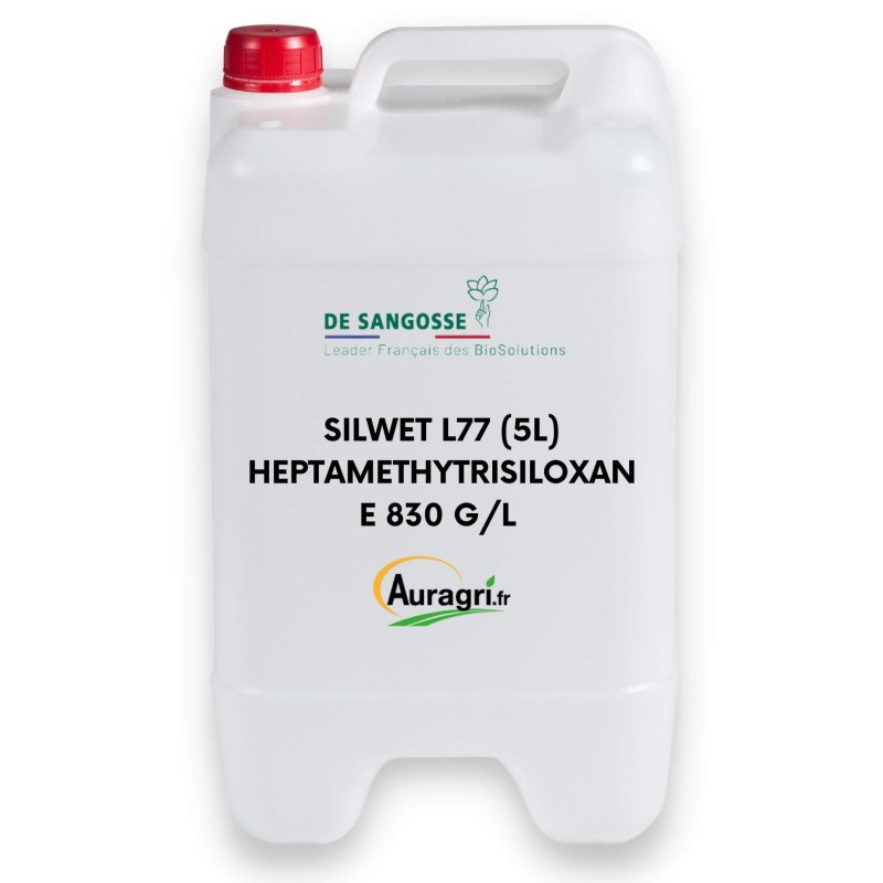 SILWET L77 (5L) HEPTAMETHYTRISILOXANE 830 G/L - De Sangosse